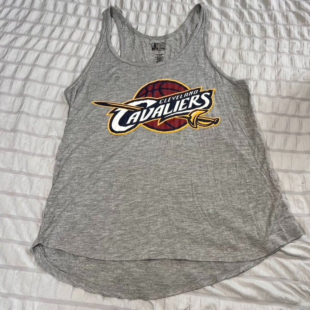 NBA 4 HER Women's Cleveland Cavaliers Top Size S Grey